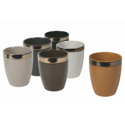 Villa D'Este Home Tivoli 'Naima', Set 6 Bicchieri acqua 330 ml, Colori Assortiti