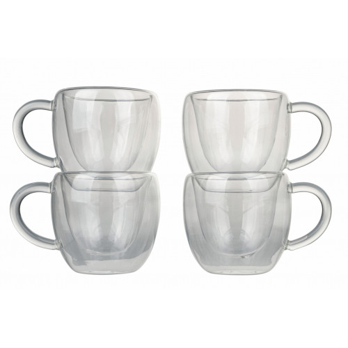 Villa D'Este Home Tivoli 'Moka', Set 4 tazzine...