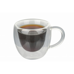 Villa D'Este Home Tivoli 'Moka', Set 4 tazzine caffè con manico 90 ml