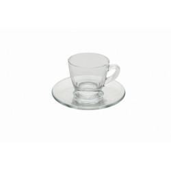 Villa D'Este Home Tivoli 'Glass', Set 6 tazzine caffè con piattino 57 ml