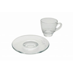 Villa D'Este Home Tivoli 'Glass', Set 6 tazzine caffè con piattino 57 ml