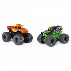 Monster Jam , set per acrobazie ufficiale con i veicoli Monster Truck Grave Digger ed El Toro Loco, in scala 1:70