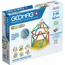 Geomag Super Color Recycled giocattolo magnetico al neodimio 42 pz Multicolore