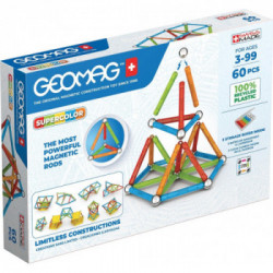 Geomag Super Color Recycled giocattolo magnetico al neodimio 60 pz Multicolore