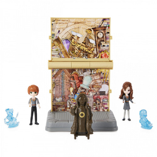 Wizarding World , set Stanza delle Necessità 2 in 1 con 2 bambole  articolate e 3 accessori