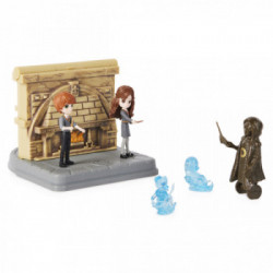 Wizarding World , set Stanza delle Necessità 2 in 1 con 2 bambole articolate e 3 accessori, collezione Harry Potter,
