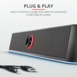 Trust GXT 619 Thorne Nero 2.0 canali 6 W