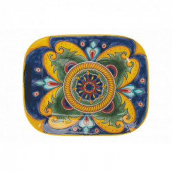 Villa D'Este Home Tivoli 'Scilla', Piatto da portata rettangolare in ceramica