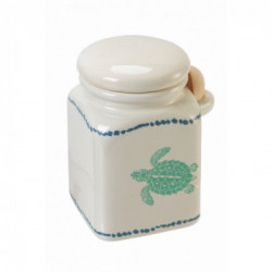 Villa D'Este Home Tivoli 'Cote d'Azur', Set 2 Barattoli con cucchiaino 433 ml