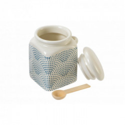 Villa D'Este Home Tivoli 'Cote d'Azur', Set 2 Barattoli con cucchiaino 433 ml