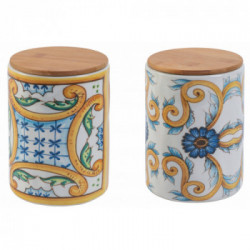 Villa D'Este Home Tivoli 'Scilla e Riggiole', Set 2 Barattoli 1,4l
