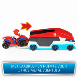 PAW Patrol , Paw Patroller e quad di Ryder in metallo, veicoli die-cast in scala 1:55, giocattoli per bambini dai 3 anni in su