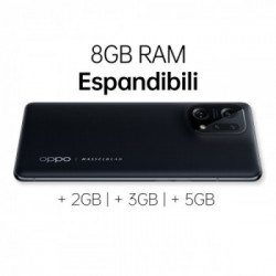 OPPO Find X5 ha una batteria di lunga durata da 4800mAh, RAM 8GB (Espandibile 13GB) + ROM 256GB Display Amoled a 10bit con