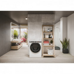 Hoover H-WASH&DRY 550 H5DPB4149AMBC-S lavasciuga Libera installazione Caricamento frontale Nero, Bianco F