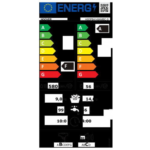 Hoover H-WASH&DRY 550 H5DPB4149AMBC-S...