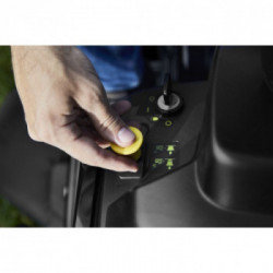 Alpina AT3 98 A - Trattorino Tagliaerba con Piatto di Taglio 98cm, Motore Alpina OHV 352CC, Delfettore Scarico Laterale