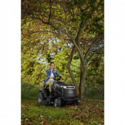 Alpina AT3 98 A - Trattorino Tagliaerba con Piatto di Taglio 98cm, Motore Alpina OHV 352CC, Delfettore Scarico Laterale