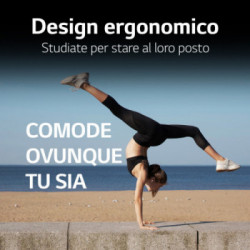 LG TONE Free FP5 - Cuffie True Wireless Bluetooth con ANC (Bianco)