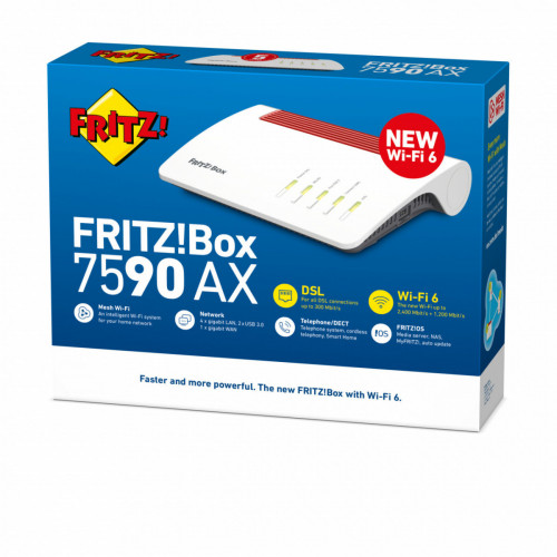 FRITZ!Box 7590 AX router wireless Gigabit...