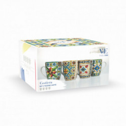 Villa D'Este Home Tivoli 'Costiera' Set 4 tazzine caffè 90 ml  