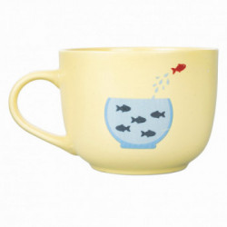 Villa D'Este Home Tivoli 'New Be Positive', Tazza Jumbo con manico 520 ml 'Be different'