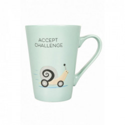 Villa D'Este Home Tivoli 'New Be Positive', Tazza con manico 300 ml 'Accept challenge'