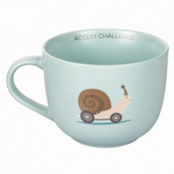 Villa D'Este Home Tivoli 'New Be Positive', Tazza Jumbo con manico 520 ml ''Accept challenge'