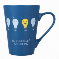 Villa D'Este Home Tivoli 'New Be Positive', Tazza con manico 300 ml 'Be yourself'