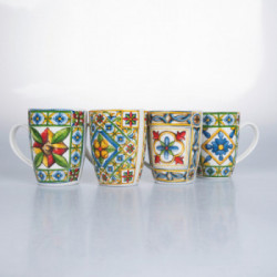 Villa D'Este Home Tivoli 'Costiera', Set 4 tazze 300 ml