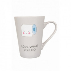 Villa D'Este Home Tivoli 'New Be Positive', Tazza con manico 300 ml 'Love what you do'