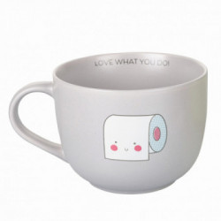 Villa D'Este Home Tivoli 'New Be Positive', Tazza Jumbo con manico 520 ml 'Love what you do'