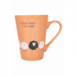 Villa D'Este Home Tivoli 'New Be Positive', Tazza con manico 300 ml 'Love who you are'