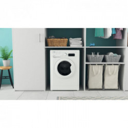 Indesit EWDE 861483 W IT N - Lavasciuga a Carica Frontale, 1400 Giri/min, 8 Kg, Classe D