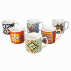 Villa D'Este Home Tivoli 'Infinito', Set 6 Tazze Colazione