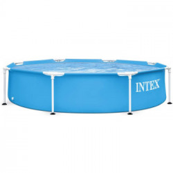 Intex 28205NP - Piscina Fuori Terra 244x51 cm - 28205 Frame , Rotonda, Colore Blu