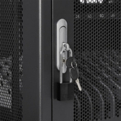 V7 CHGSTA12AC-1E Cabinet Carrello per dispositivi portatili fino a 38,1 cm (15") da tavolo in Acciaio laminato Nero 