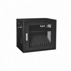 V7 CHGSTA12AC-1E Cabinet Carrello per dispositivi portatili fino a 38,1 cm (15") da tavolo in Acciaio laminato Nero 