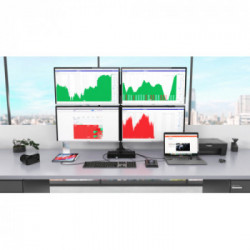 i-tec Universal USB 3.0/USB-C/Thunderbolt, Quattro 4K Display Docking Station + Power Delivery 100W