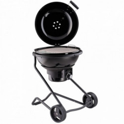 Rösle 25562 Air F60 Charcoal Kettle, Barbecue a Carbonella, Griglia da 60 cm NERO Vario+ IN OMAGGIO COPERTURA