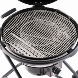 Rösle 25562 Air F60 Charcoal Kettle, Barbecue a Carbonella, Griglia da 60 cm NERO Vario+ IN OMAGGIO COPERTURA