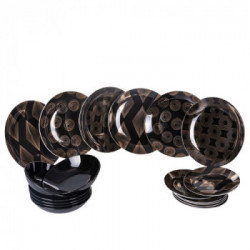 Villa D'Este Home Tivoli 'Mondrian', Servizio piatti 18 pezzi