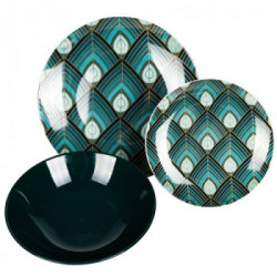 Villa D'Este Home Tivoli 'Vetiver', Servizio piatti 18 pezzi 