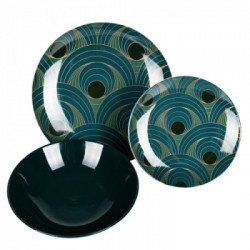 Villa D'Este Home Tivoli 'Vetiver', Servizio piatti 18 pezzi 