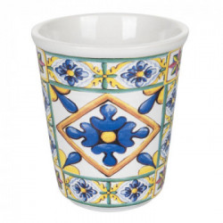 Villa D'Este Home Tivoli 'Costiera', Set 6 bicchieri acqua in ceramica 340 ml