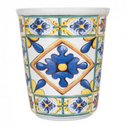 Villa D'Este Home Tivoli 'Costiera', Set 6 bicchieri acqua in ceramica 340 ml