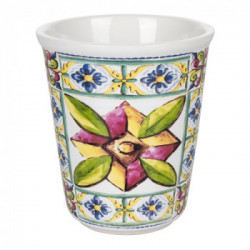 Villa D'Este Home Tivoli 'Costiera', Set 6 bicchieri acqua in ceramica 340 ml