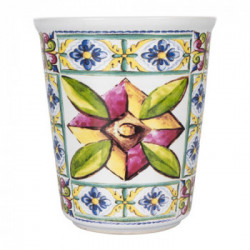 Villa D'Este Home Tivoli 'Costiera', Set 6 bicchieri acqua in ceramica 340 ml