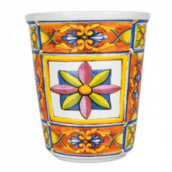 Villa D'Este Home Tivoli 'Costiera', Set 6 bicchieri acqua in ceramica 340 ml