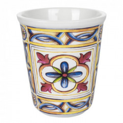 Villa D'Este Home Tivoli 'Costiera', Set 6 bicchieri acqua in ceramica 340 ml