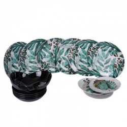 Villa D'Este Home Tivoli 'Savana', Servizio piatti 18 pezzi